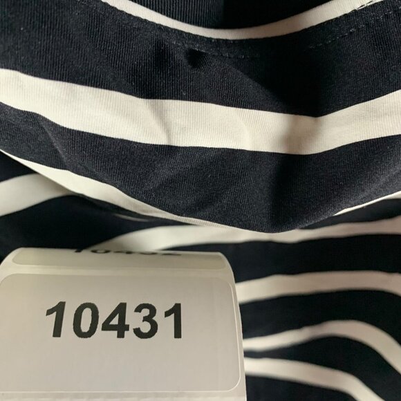 Kate Spade Womens High Neck Halter Monokini Stripe One Piece Swimsuit Size L NWT - Picture 8 of 8